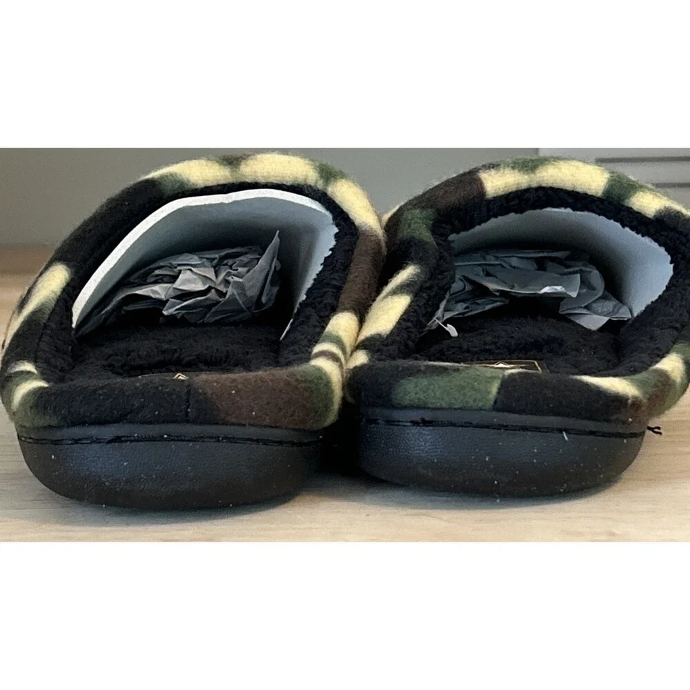 New US Army Camo Slippers Men's 13   House Shoes Slip On